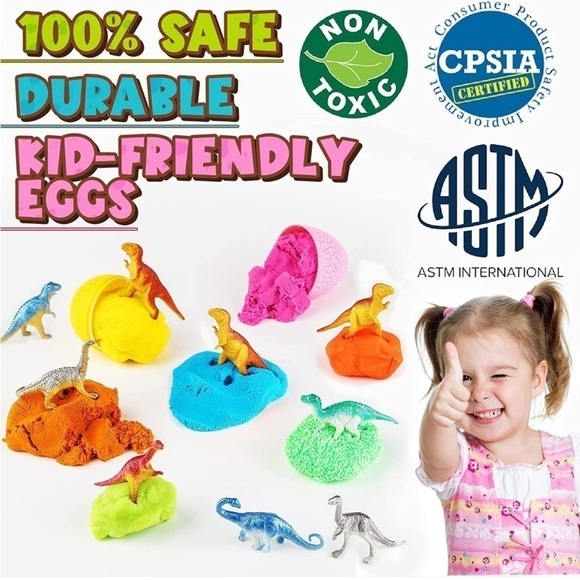 Brand New Dinosaur Surprise Toy Inside Eggs Science Stem Activities Easter Gift - Picture 6 of 14